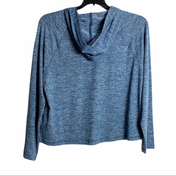 NWT RBX Space Dye Crop Pullover Moisture Wicking Hoodie - Picture 3 of 13